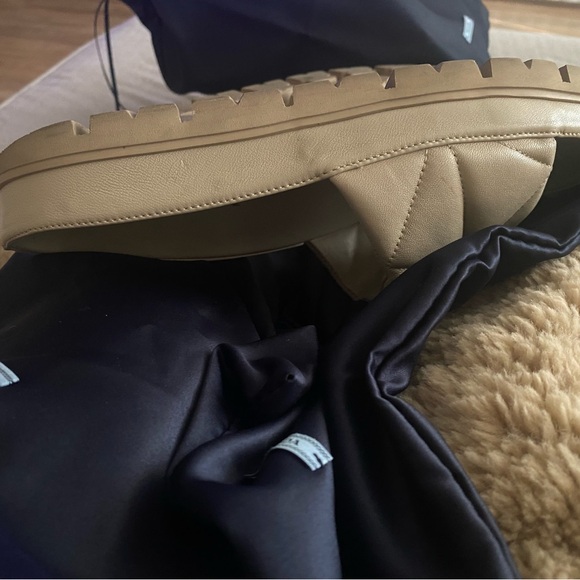 Prada Beige Quilted Sandals - Picture 3 of 3